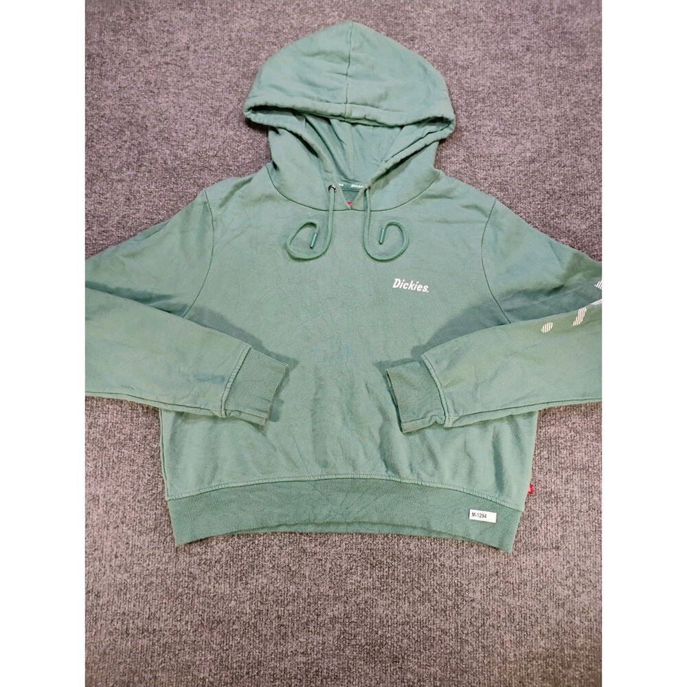 Dickies Graphic Pullover Hoodie Green Logo Sweatshirt Men's Large L Streetwear